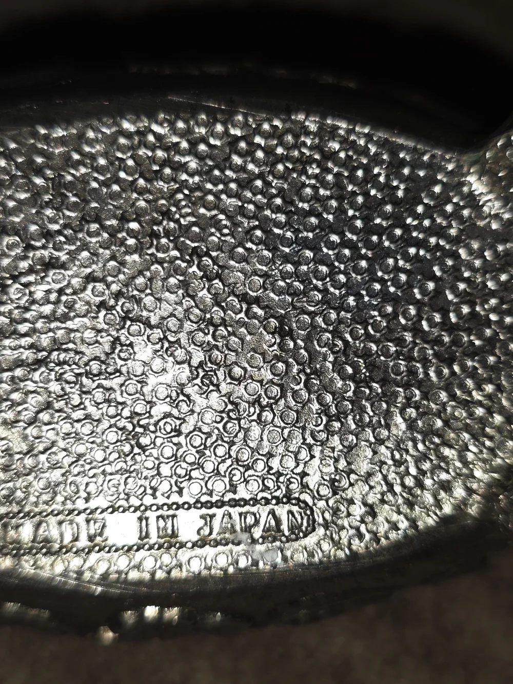 Source Unknown Vintage Silver Floral Embossed Jewelry Box with Red Lining